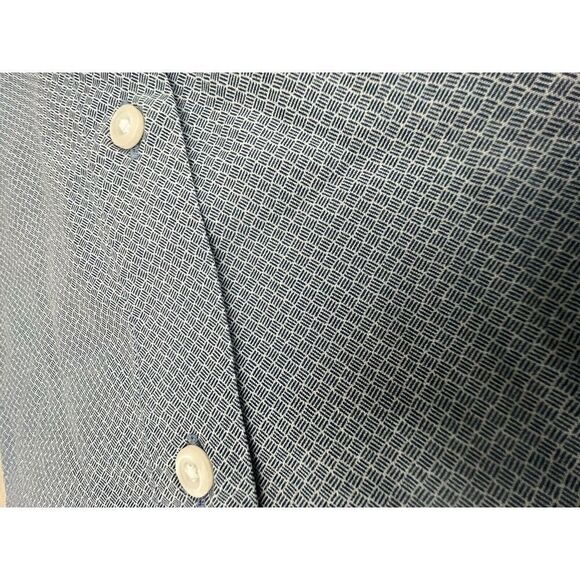 Bonobos B3763 Stretch Riviera Short Slv. Shirt Blue White Men's Sz Large-Reg - Picture 7 of 7